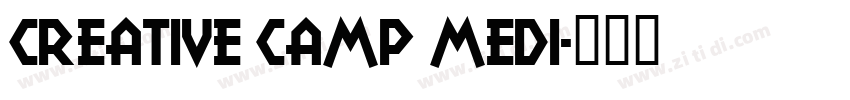 Creative CamP Medi字体转换